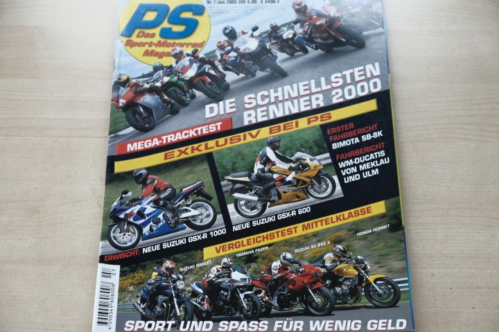 Deckblatt PS Sport Motorrad (07/2000)